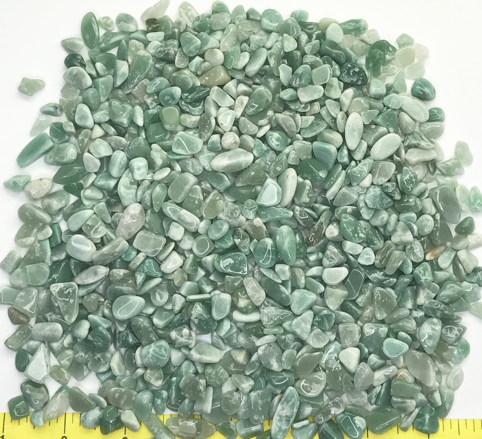 AVENTURINE GREEN X-Small to Small (5/16 to 3/4″) polished 1 lb Value Pack