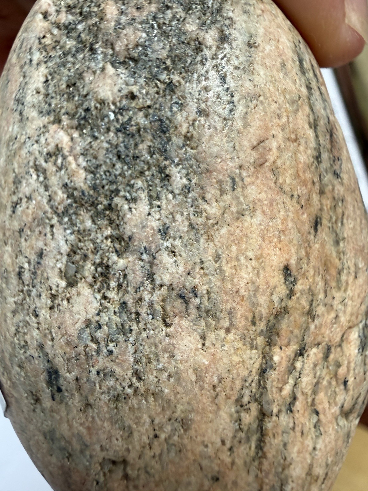 Large Magnetic Granitic Gneiss Specimen – Pink Feldspar, Quartz & Magnetite