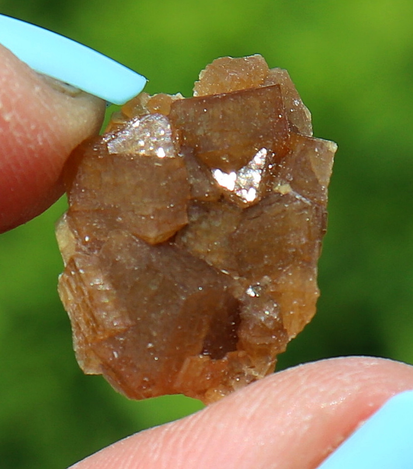 Andradite Garnet Gemmy Golden Brown From Dal’negorsk Russia 1.8 Cm’s