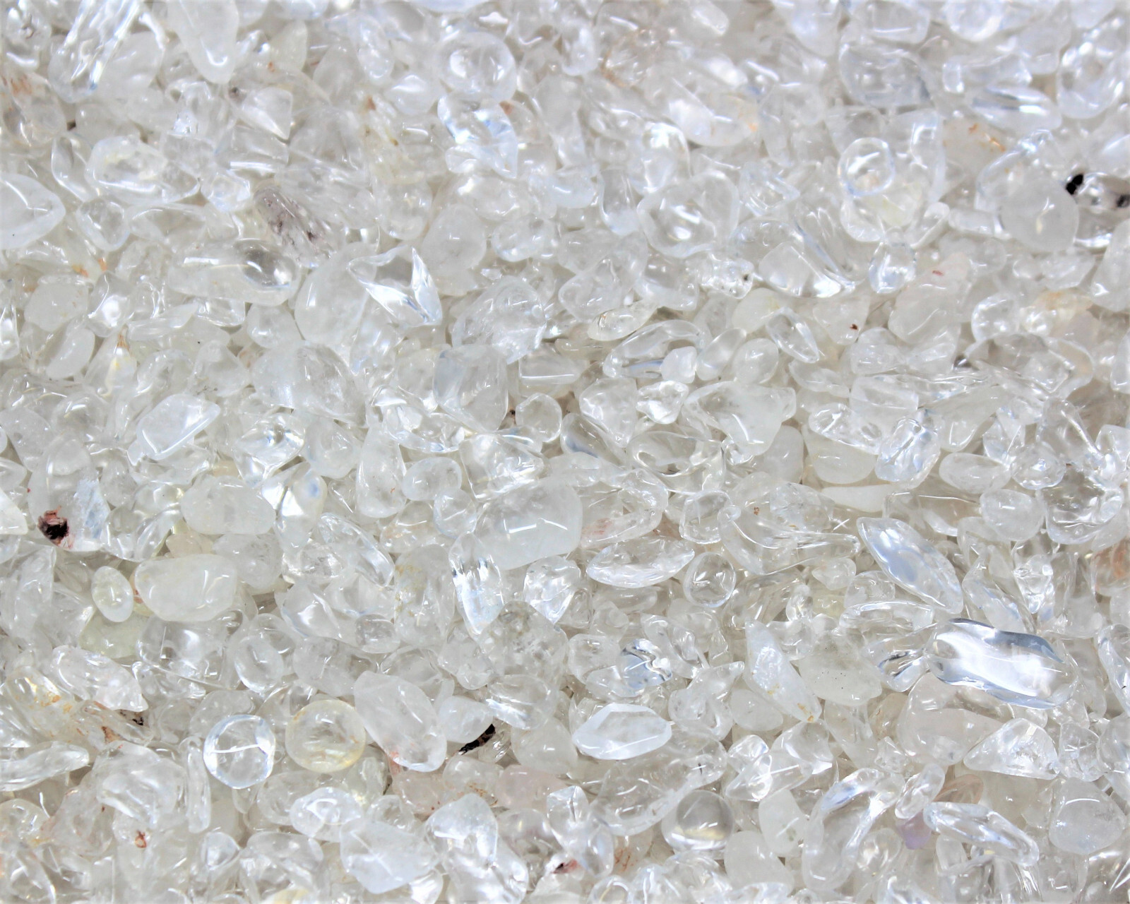 Bulk 5 lb Loose Clear Quartz Semi Tumbled Stones Chips Mini Crystal 5 – 15 mm