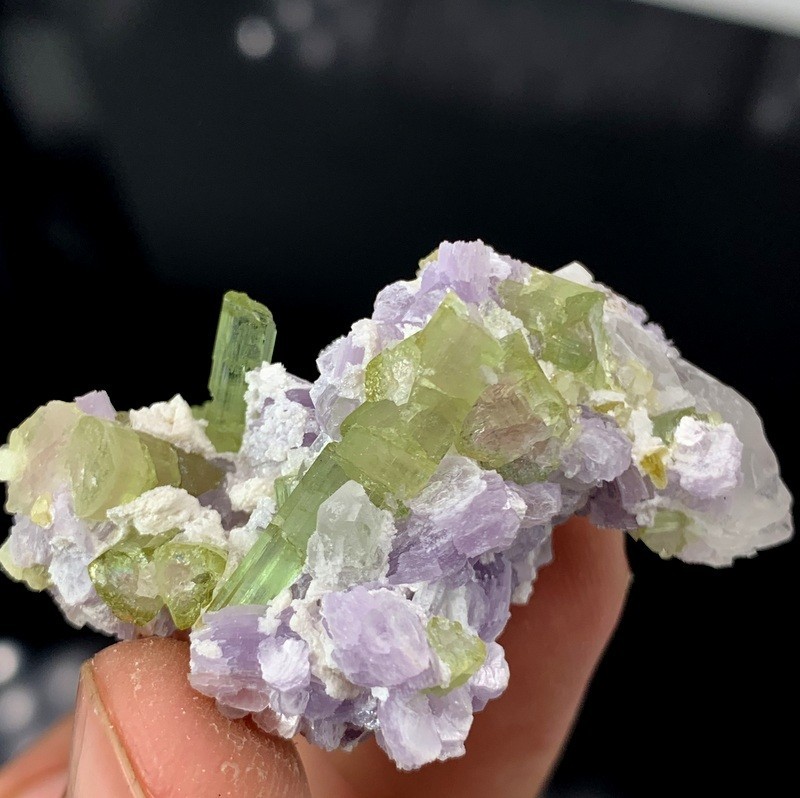 27 Grams Stunning Tourmaline on Lepidolite Matrix – Afghanistan