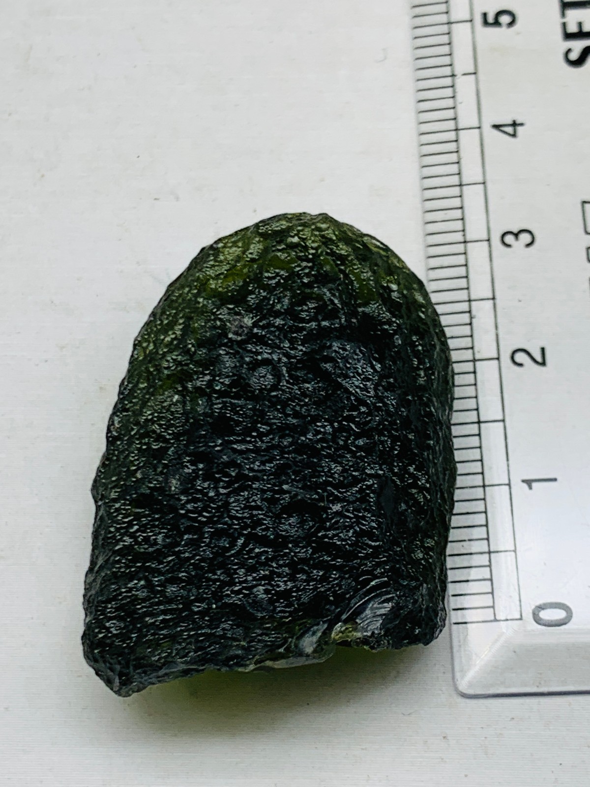 TOP Moldavite Raw Moldavite Crystal from Czech Republic PICcertificate 68CT