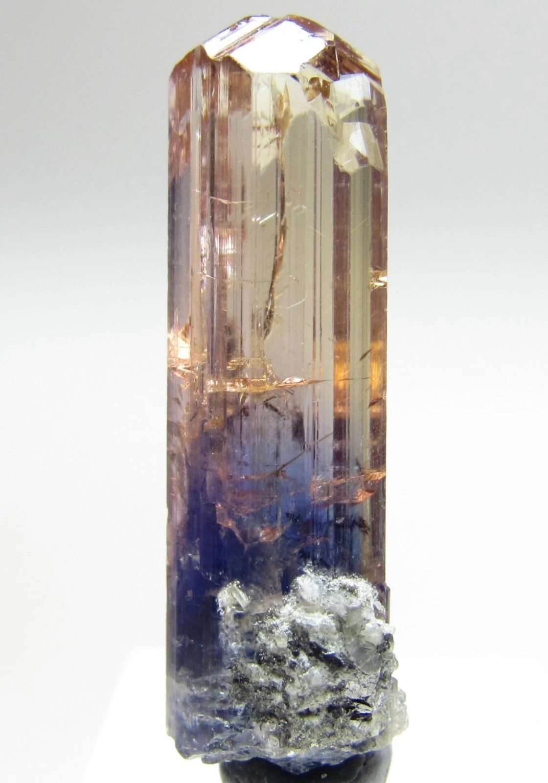 MIRACULOUS ULTRA RARE UNHEATED FANCY COLOR GEM TANZANITE CRYSTAL!!! TANZANIA