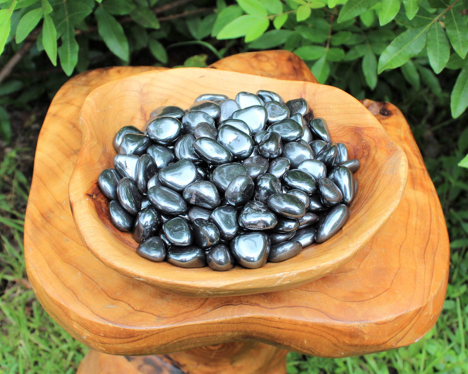 1/4 lb Bulk Lot Hematite Tumbled Stone (Crystal Healing Grounding) 4 oz