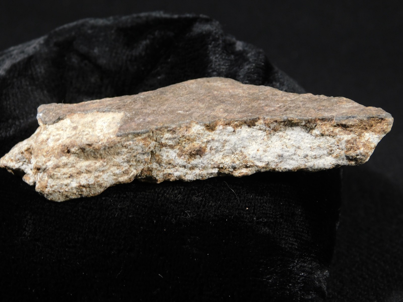Classified NWA 8245 METEORITE Spots of Dark Fusion Crust! Erfoud, Morocco 68.7gr