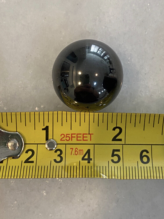 Pair of Magnetic Hematite Spheres (QTY 2)