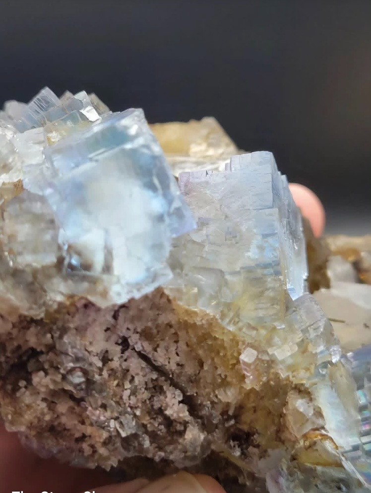 Blue Ice Large Illinois Fluorite Minerva No.1 Mine