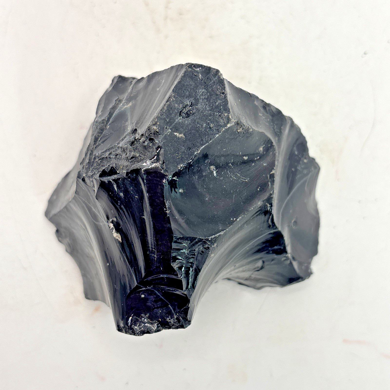 Beautiful Spider Web Obsidian Specimen 265 Grams