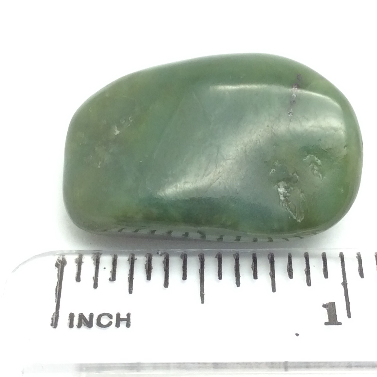 Siberian Nephrite Jade Green Pebble Gem Stone Sayan Mountain Siberia Russia #17