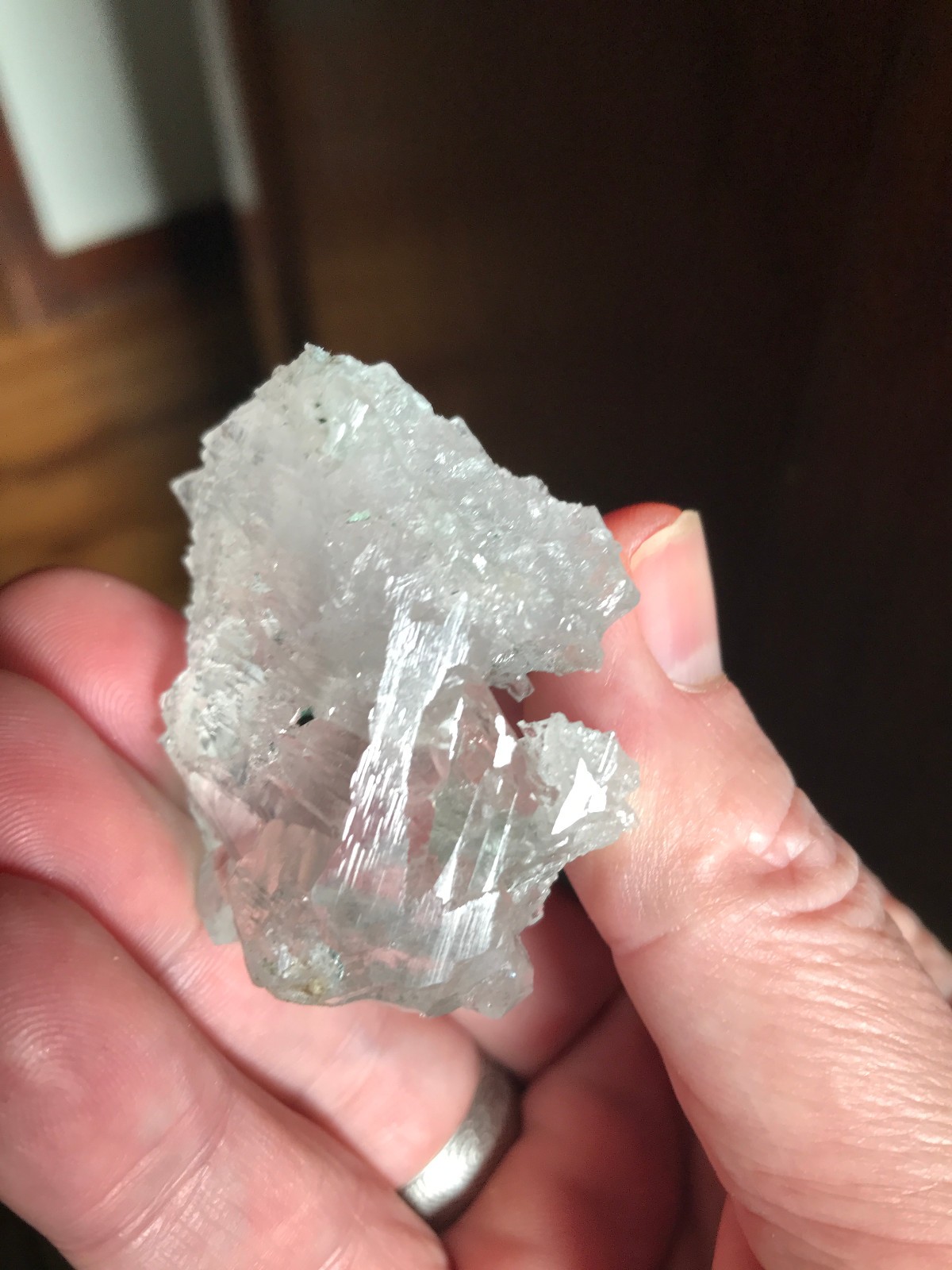 Quartz, skeletal “iceberg”, floater crystal, Auernig, Mallnitz, Austria