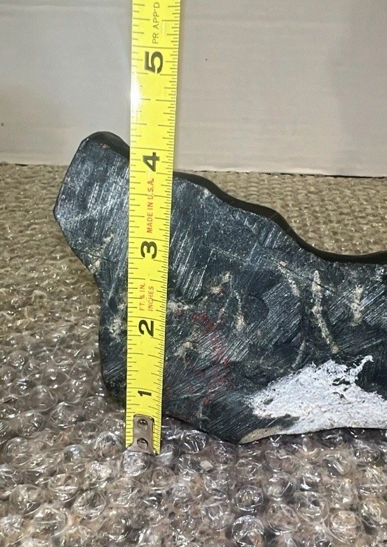 Vintage Japanese Suiseki Bonsai Viewing Stone Mountain Peaks Smooth No Stand