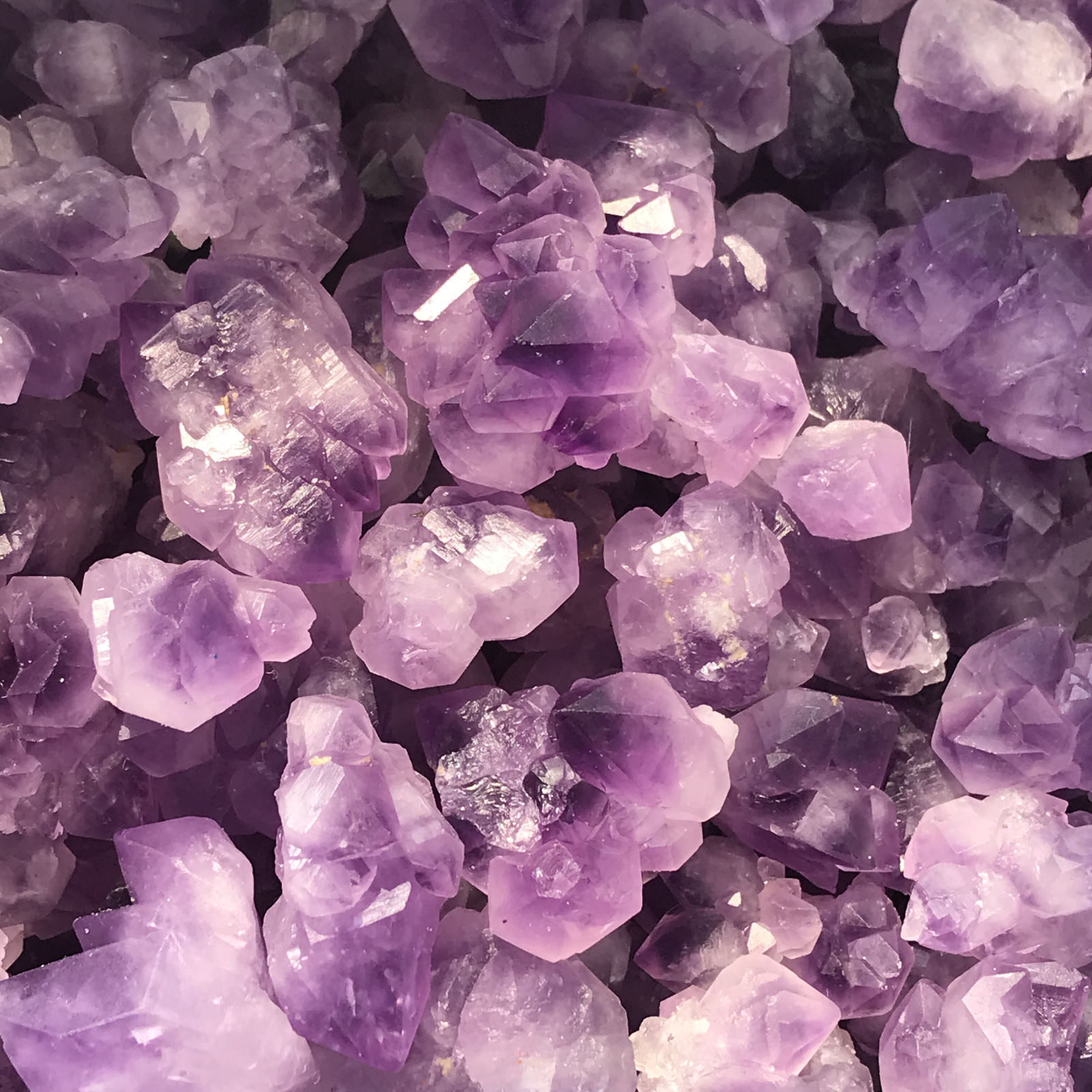 100g Natural Purple Crystal Quartz Amethyst Clusters Small particles AAA