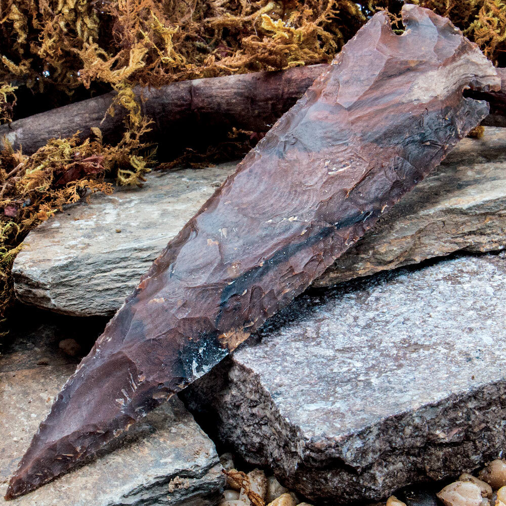 Handmade Agate Stone Arrowhead | Varying Sizes | Handcrafted | 5″ to 8″ Overall
