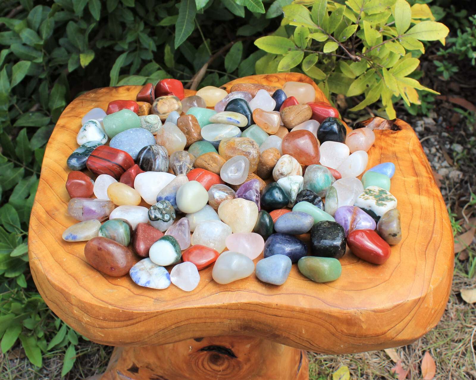WHOLESALE 20 lb Box Medium Assorted Mixed Tumbled Stones, CRAZY CHEAP Crystals