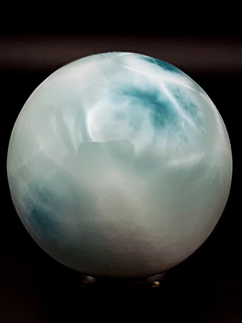 DOMINICAN REPUBLIC LARGE LARIMAR SPHERE 52MM RARE