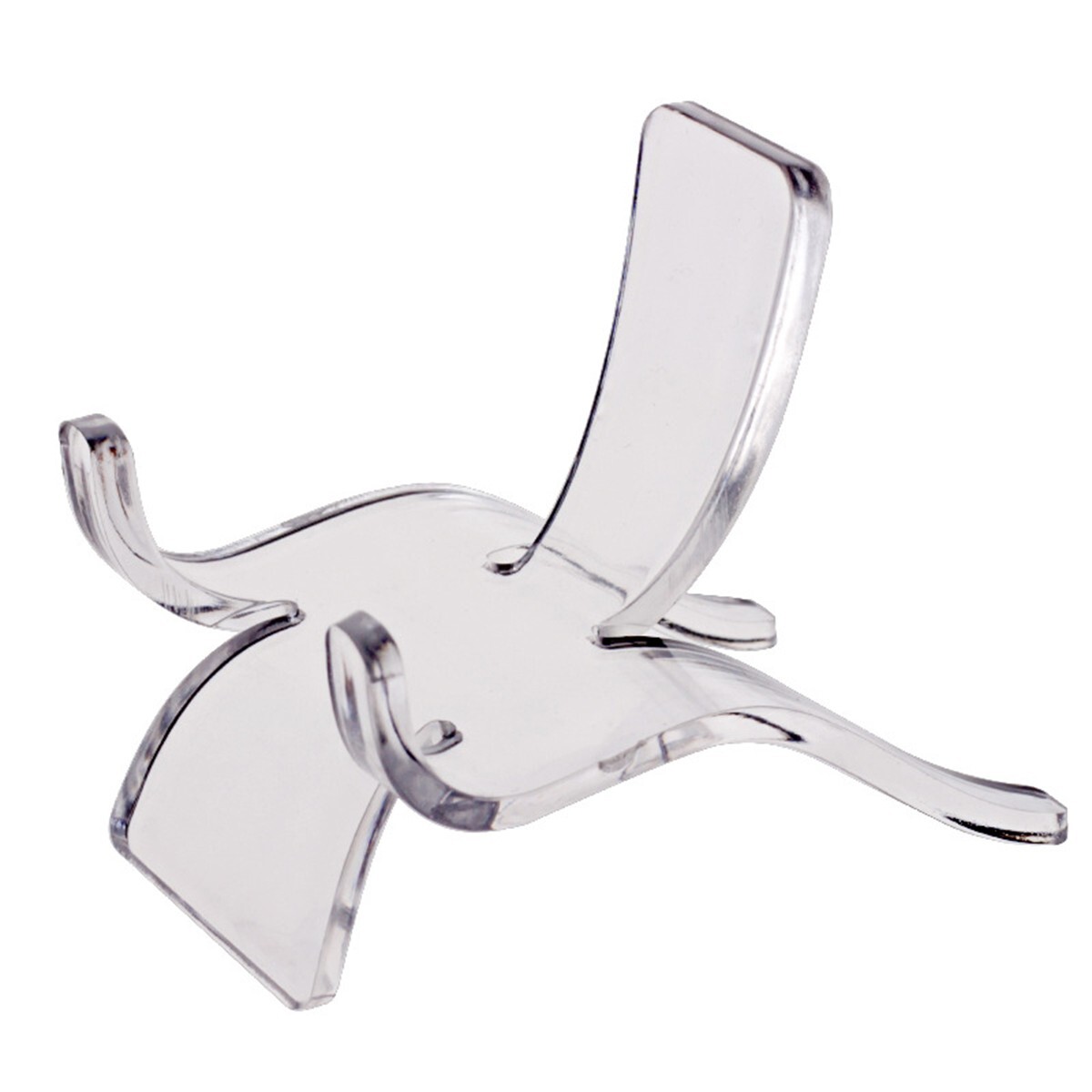 20x Acrylic Clear Display Stand Easel Rack for Minerals Crystal Holder Support