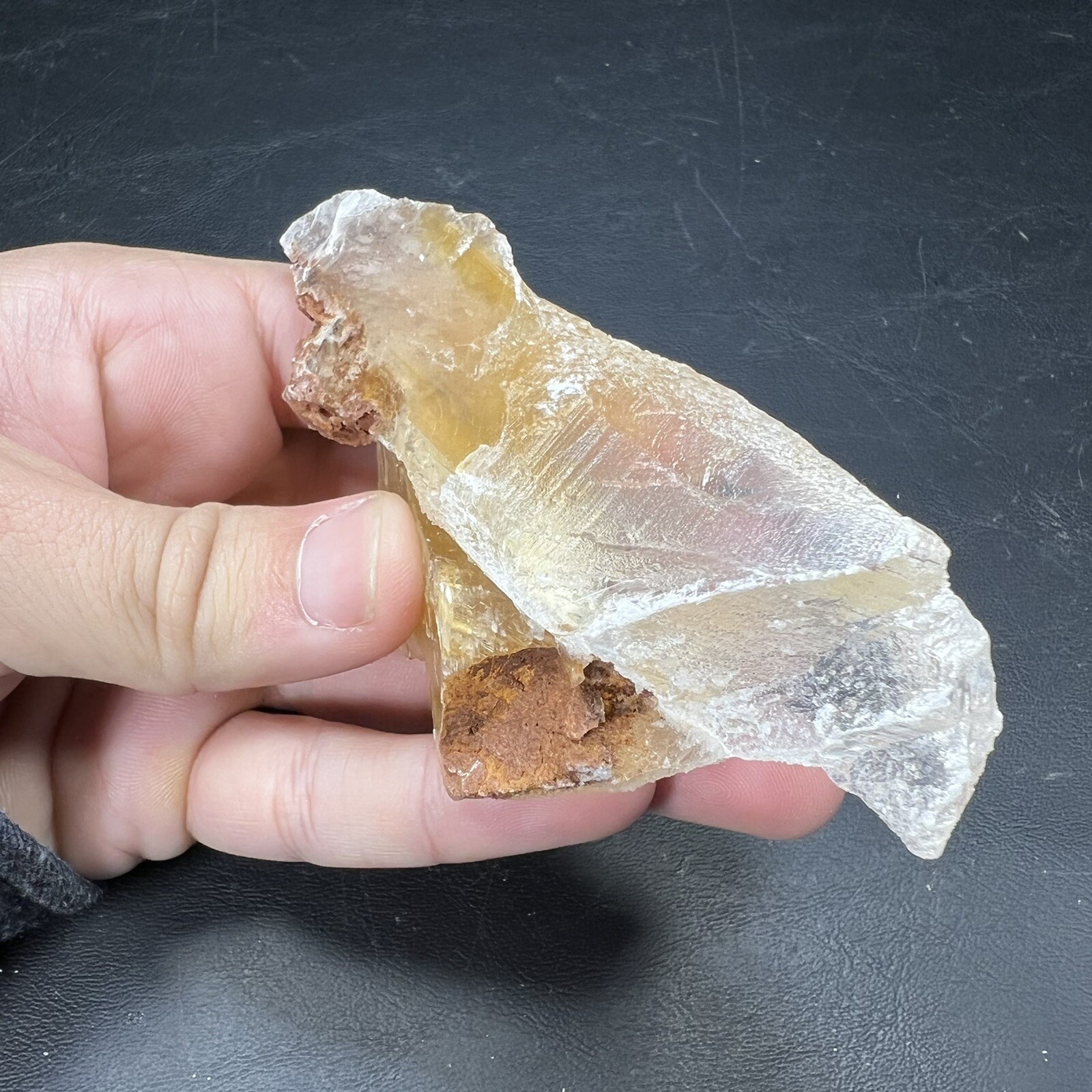 Golden Phantom Selenite cluster aka: Gypsum | Utah