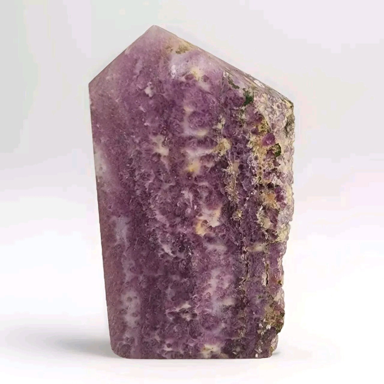 Large 3.75″ Purple Silk Fluorite Slab Rough Tower – USA