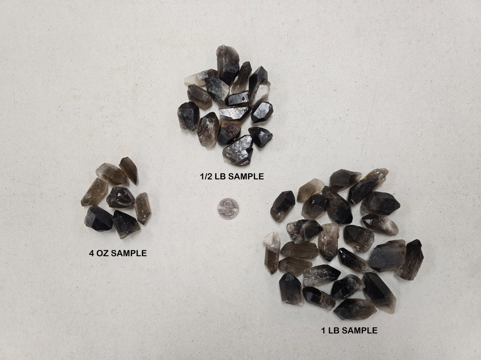 Smoky Quartz Points Natural Smokey Crystal Stone Point Wholesale Lot
