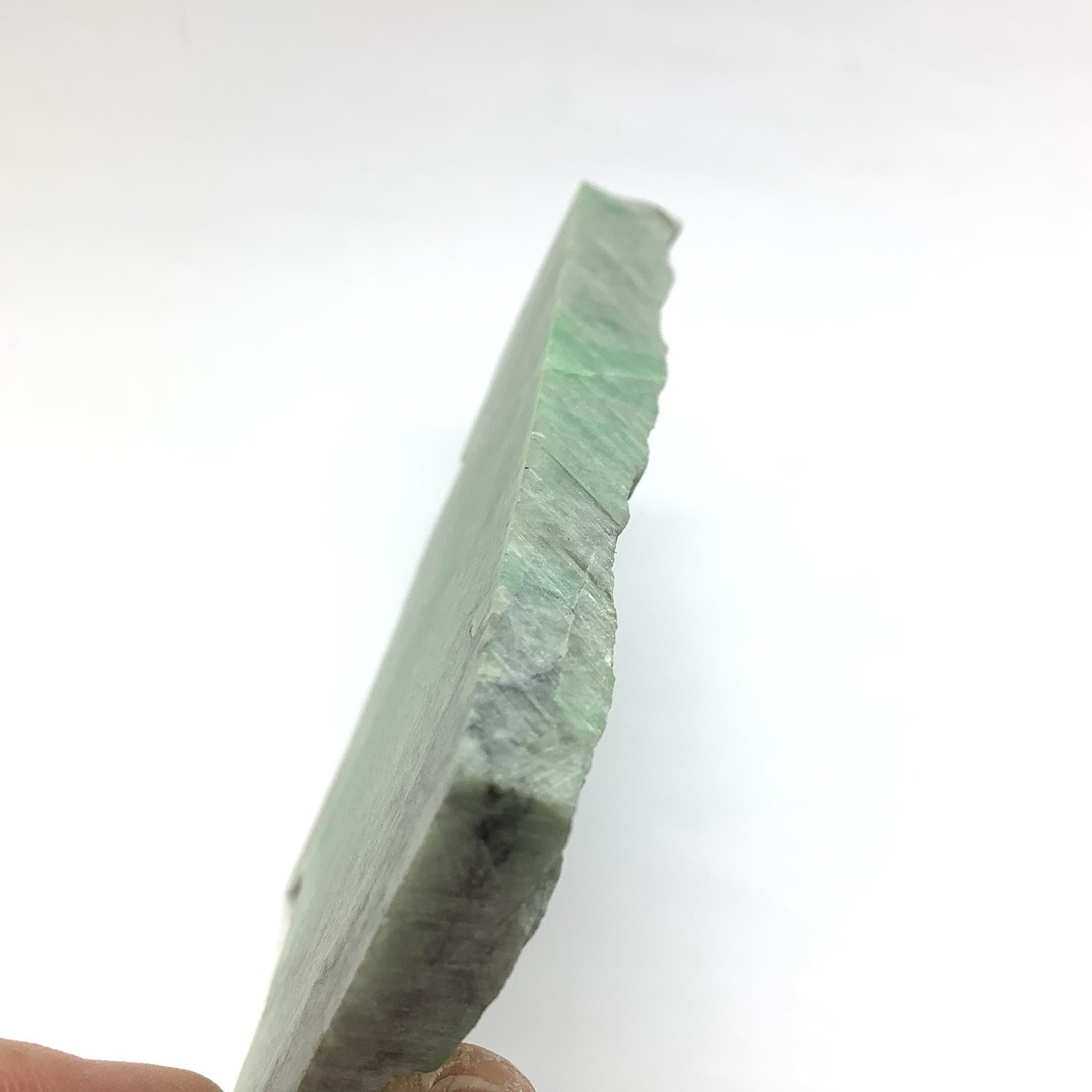 Siberian Jade Slab Green Jadeite Jade Stone Polar Urals Siberia Russia 141g