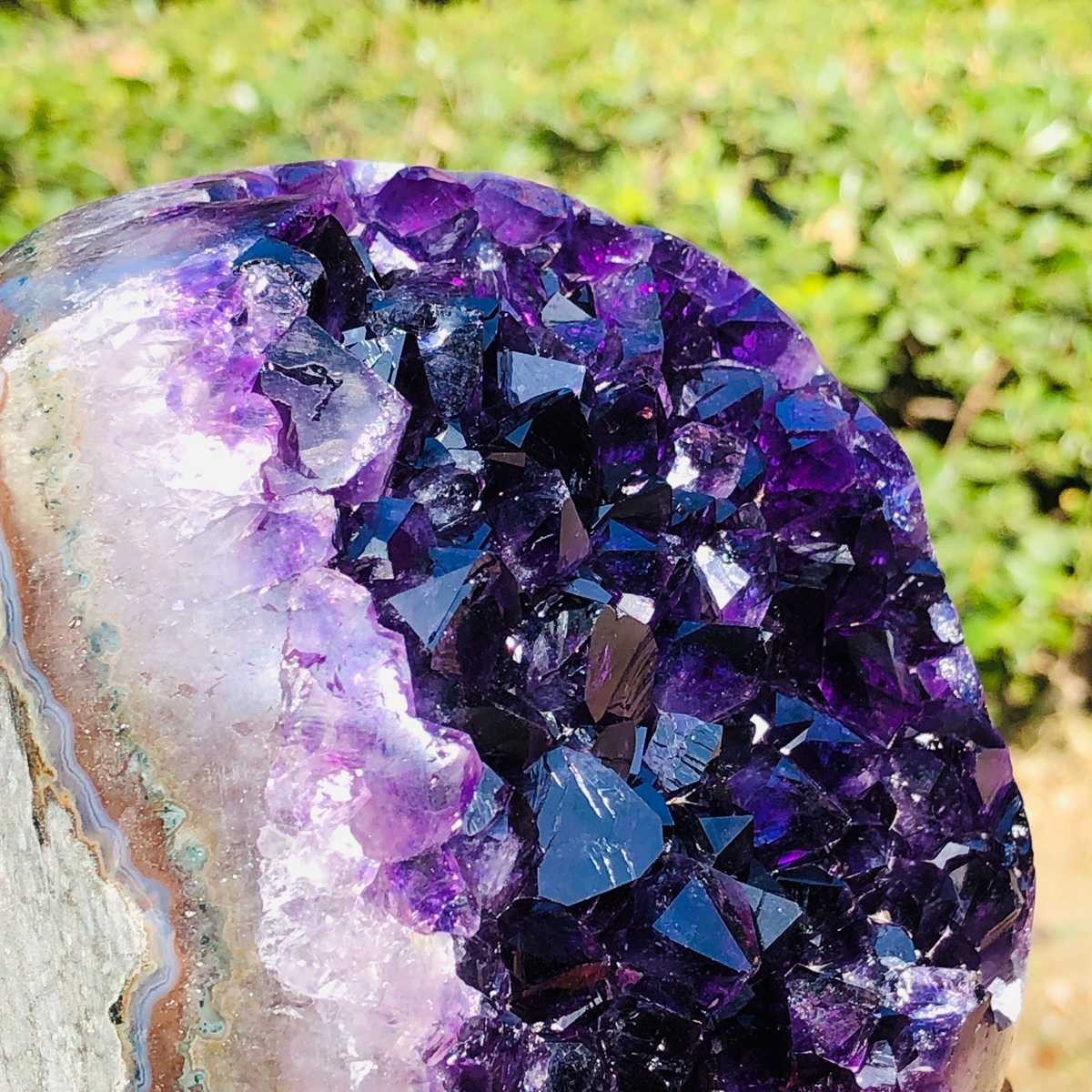 3.52LB Natural Uruguayan Amethyst Cluster Cave Display Specimen Healing 3127
