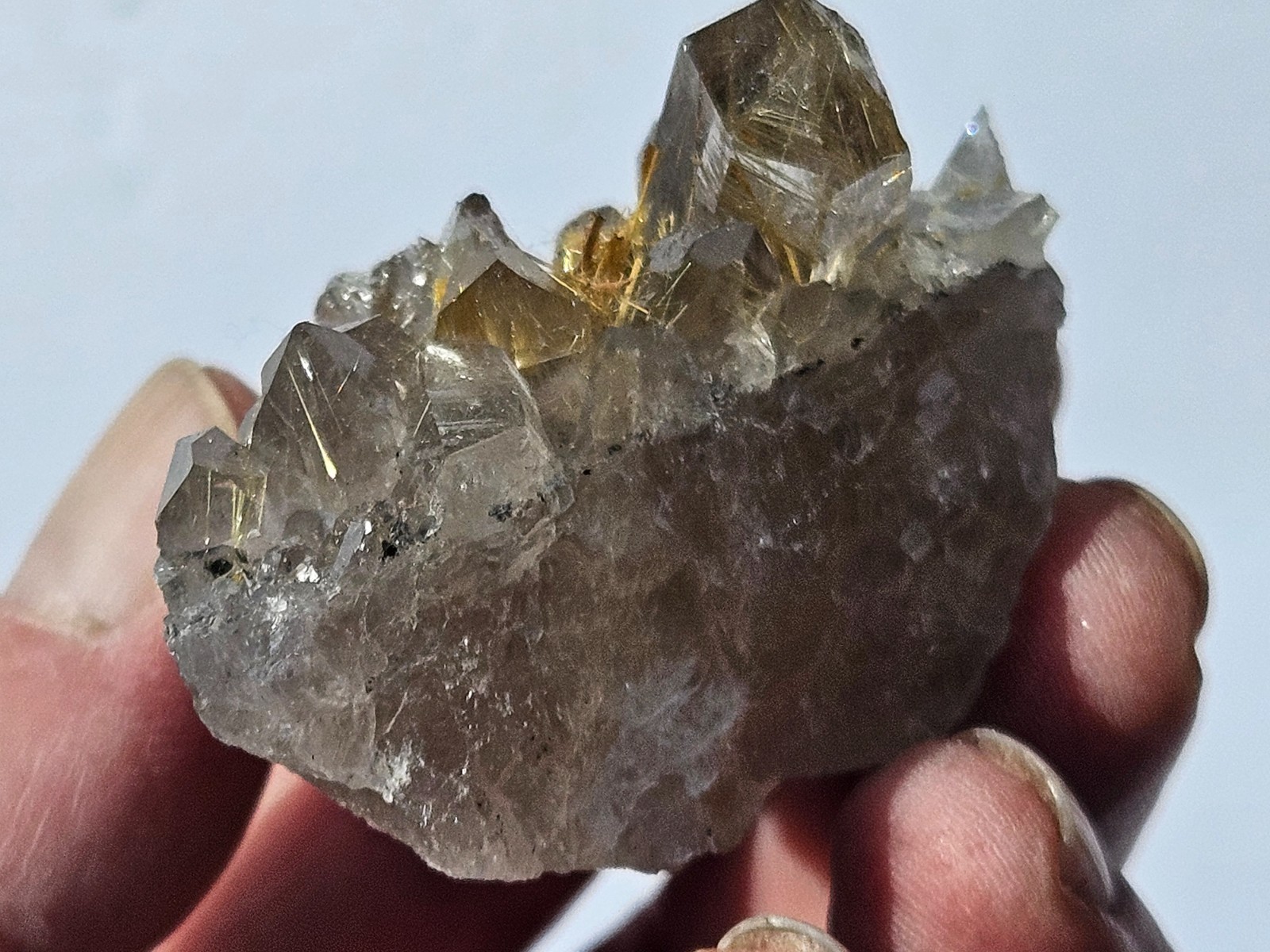 94g Rutilated Rutile Quartz from Novo Horizonte, Bahia, Brazil