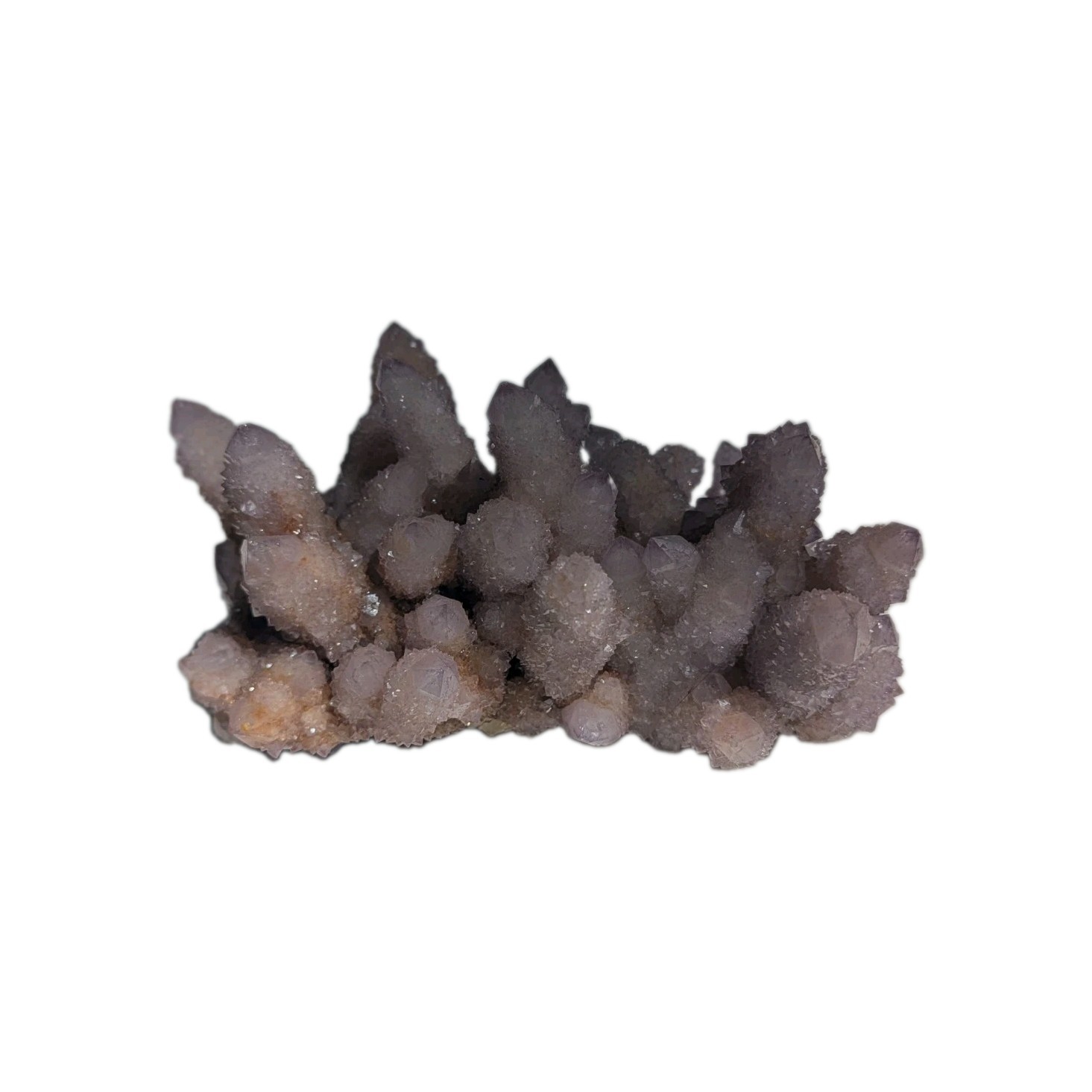Natural African Spirit Amethyst Crystal Cluster Lilac Purple Mineral Specimen