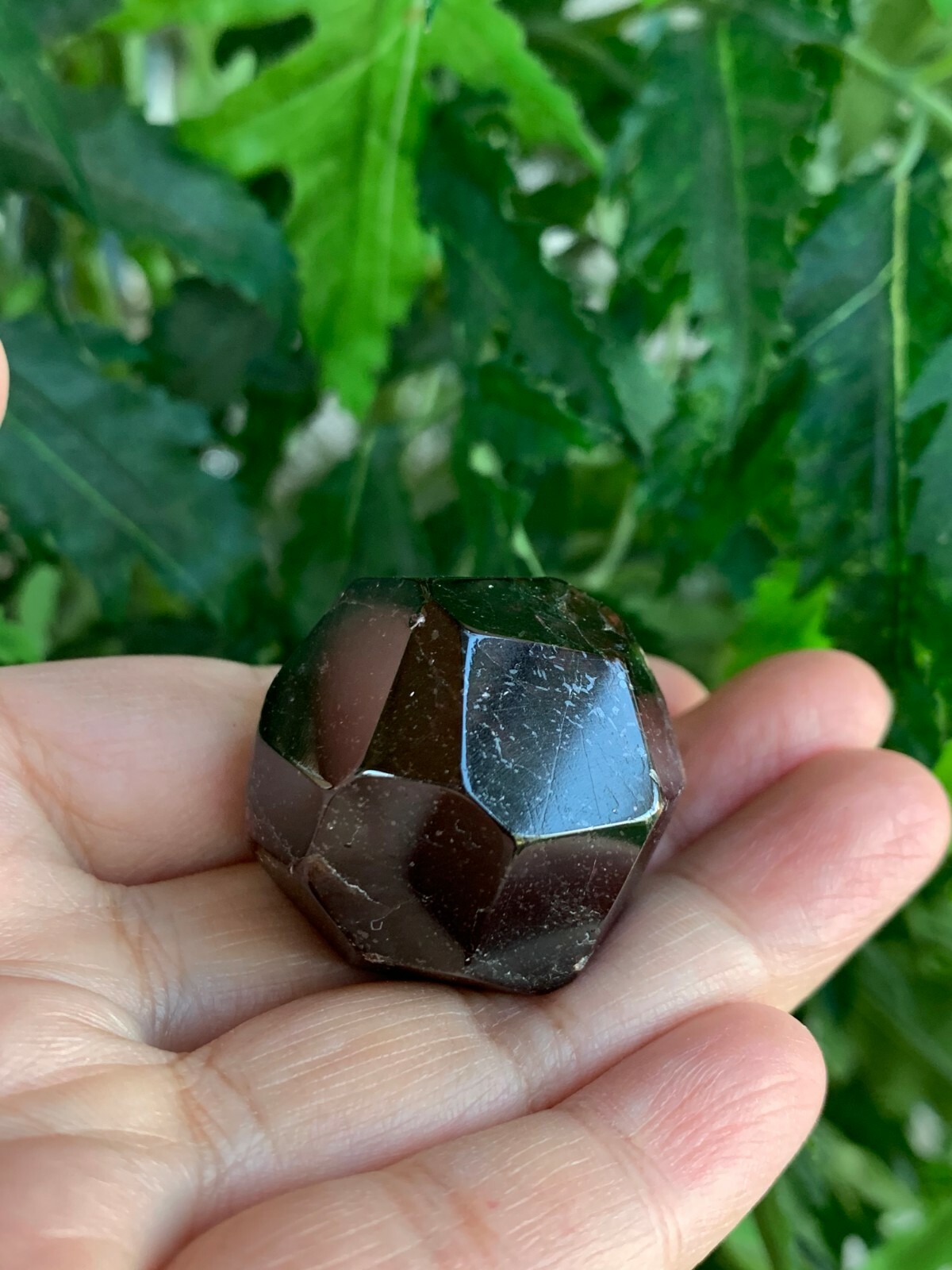 Large Almandine Garnet Faceted, 1″ to 1.5″ Polished Garnet Free Shape, Bulk Lot