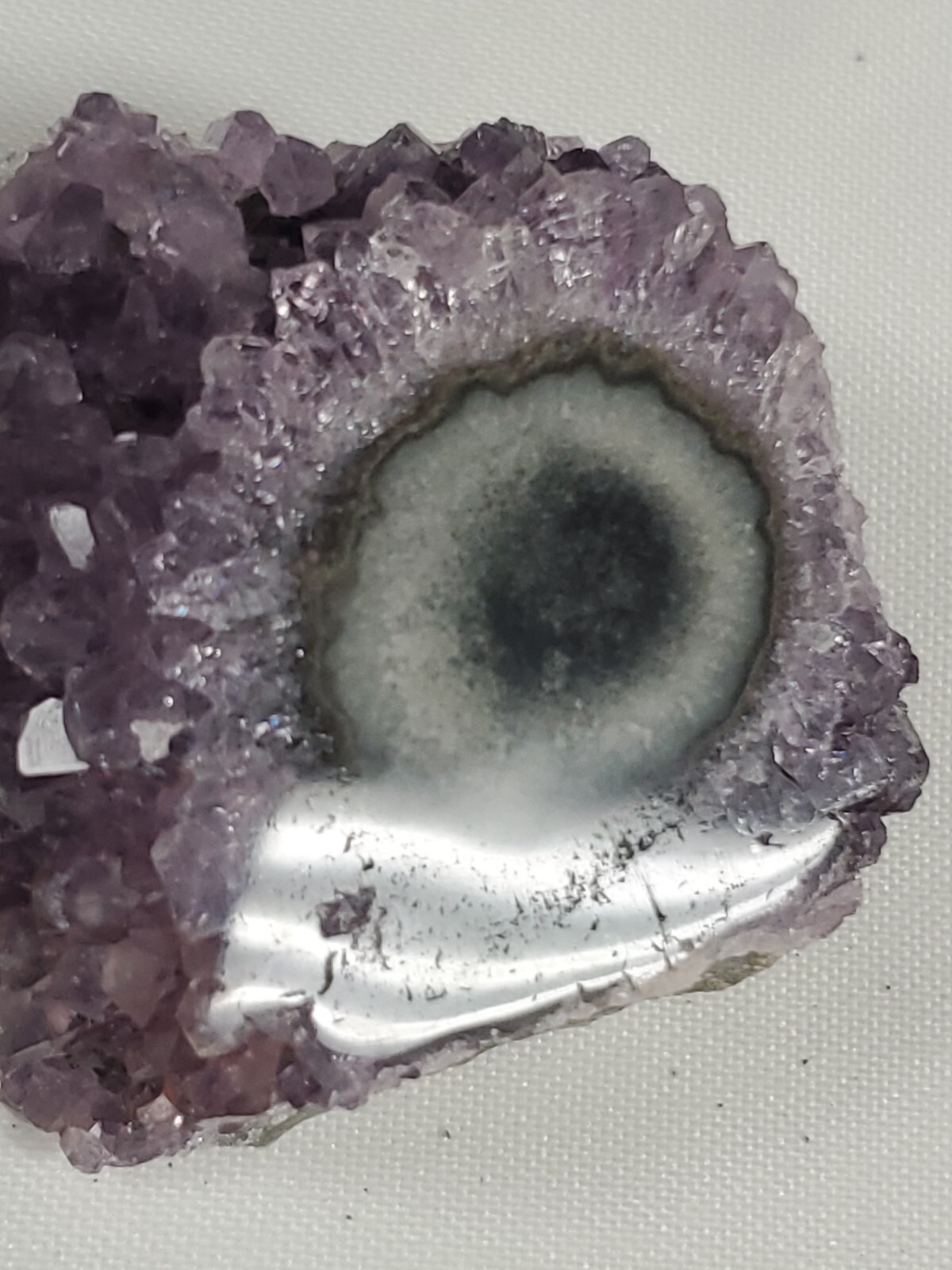 70g Natural Amethyst Crystal Cluster Polished 47mm X 36mm