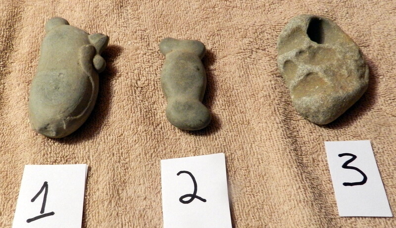 FAIRY STONE CONCRETION 2.0 to 4.0 Lot of 3 Concretions Stones