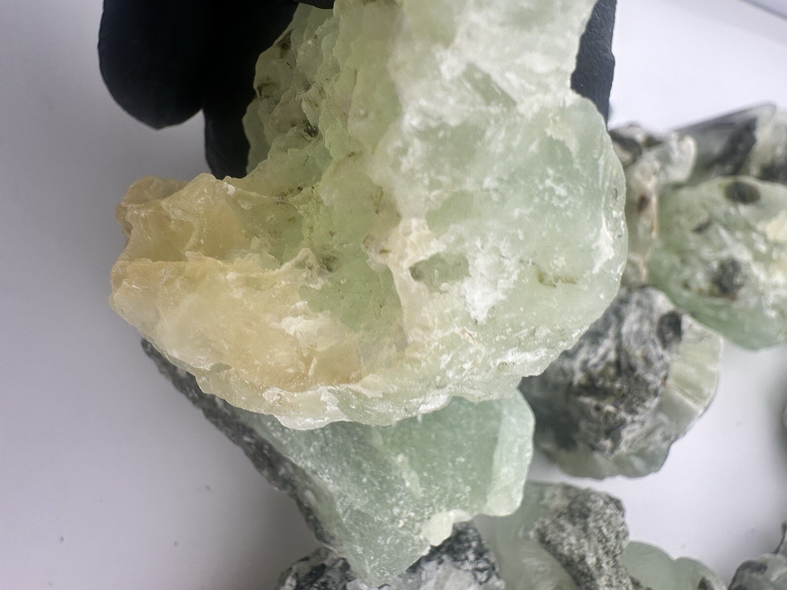 1 8 lb Prehnite with Epidote Inclusions from Mali Jewelry Making Gemstones