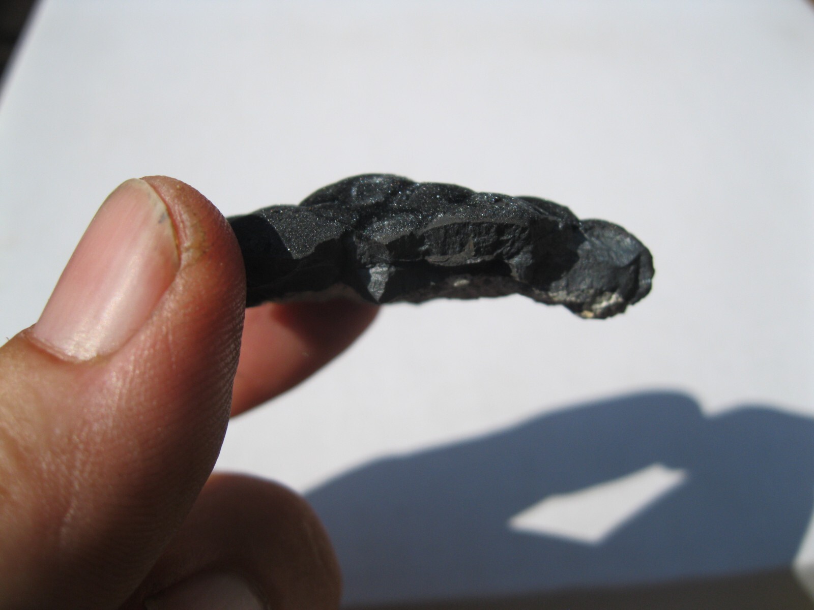 VELVET PYROLUCITE, Crystal, mineral, 2 1/4 X 1 1/4 X 3/8″ 1.2 oz. / 33 g.