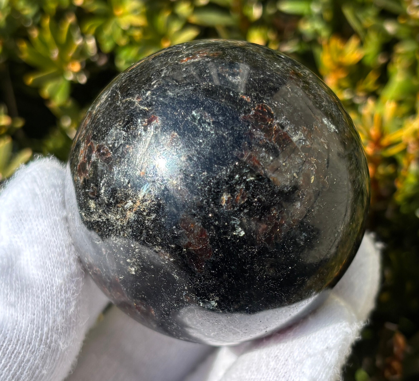 USA SALE 343g “LOT ARFVEDSONITE” ANTHO PHYLLITE SPHERES SPHERE 1.92″ & 1.87″