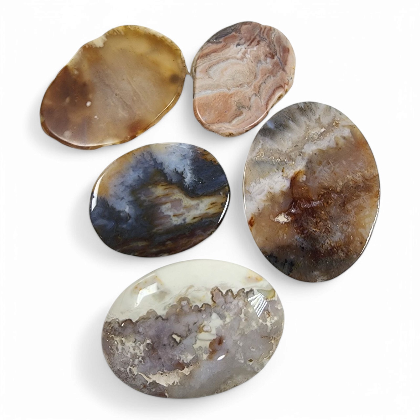Agate Assorted Freeforms 70.8 grams.