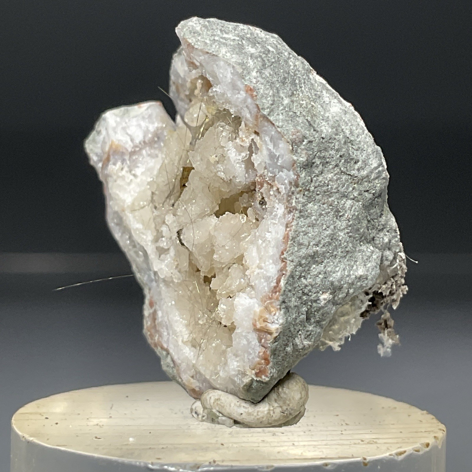 SS Rocks – Millerite with Quartz (Halls Gap, Lincoln Co, Kentucky) 5.12g