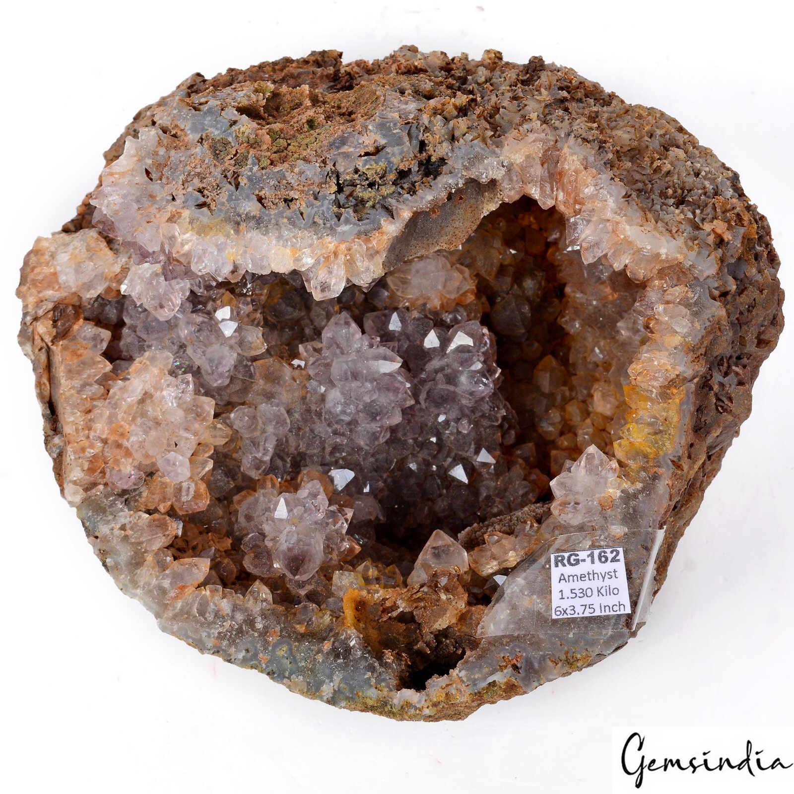 1.5 kilo Natural Amethyst Cluster Uncut Raw Crystal Healing Geode From Uruguay