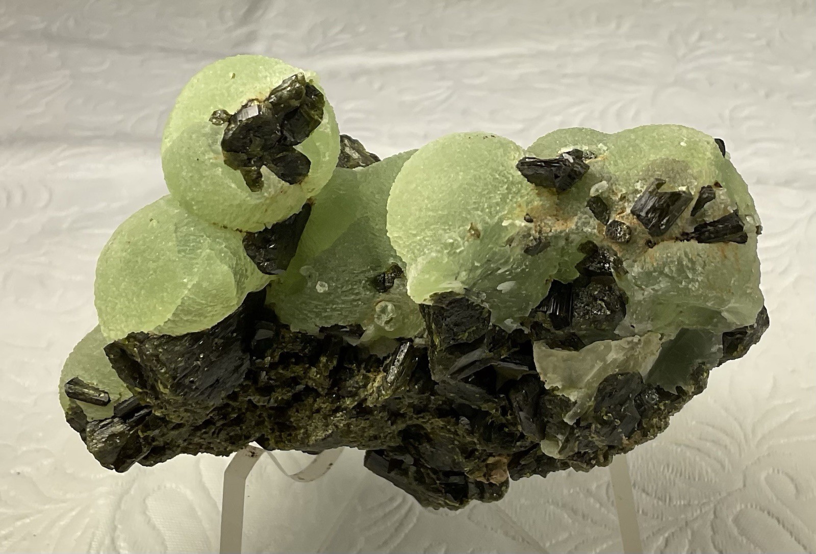 Botryoidal Prehnite and Epidote – Kayes Region, Mali, Africa.