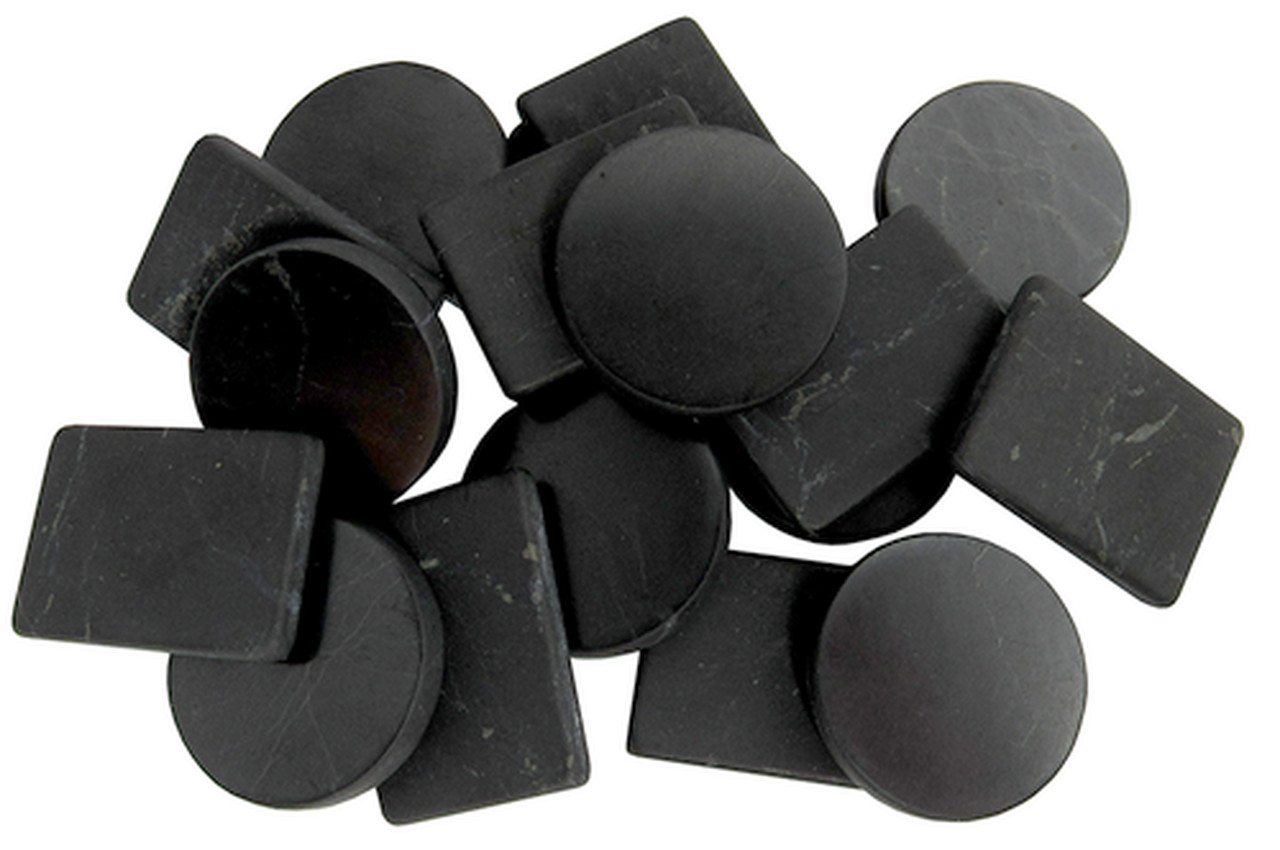 SHUNGITE Stone EMF Protection Plate Sticker 1 pc for Phone Modem Router 5G WiFi