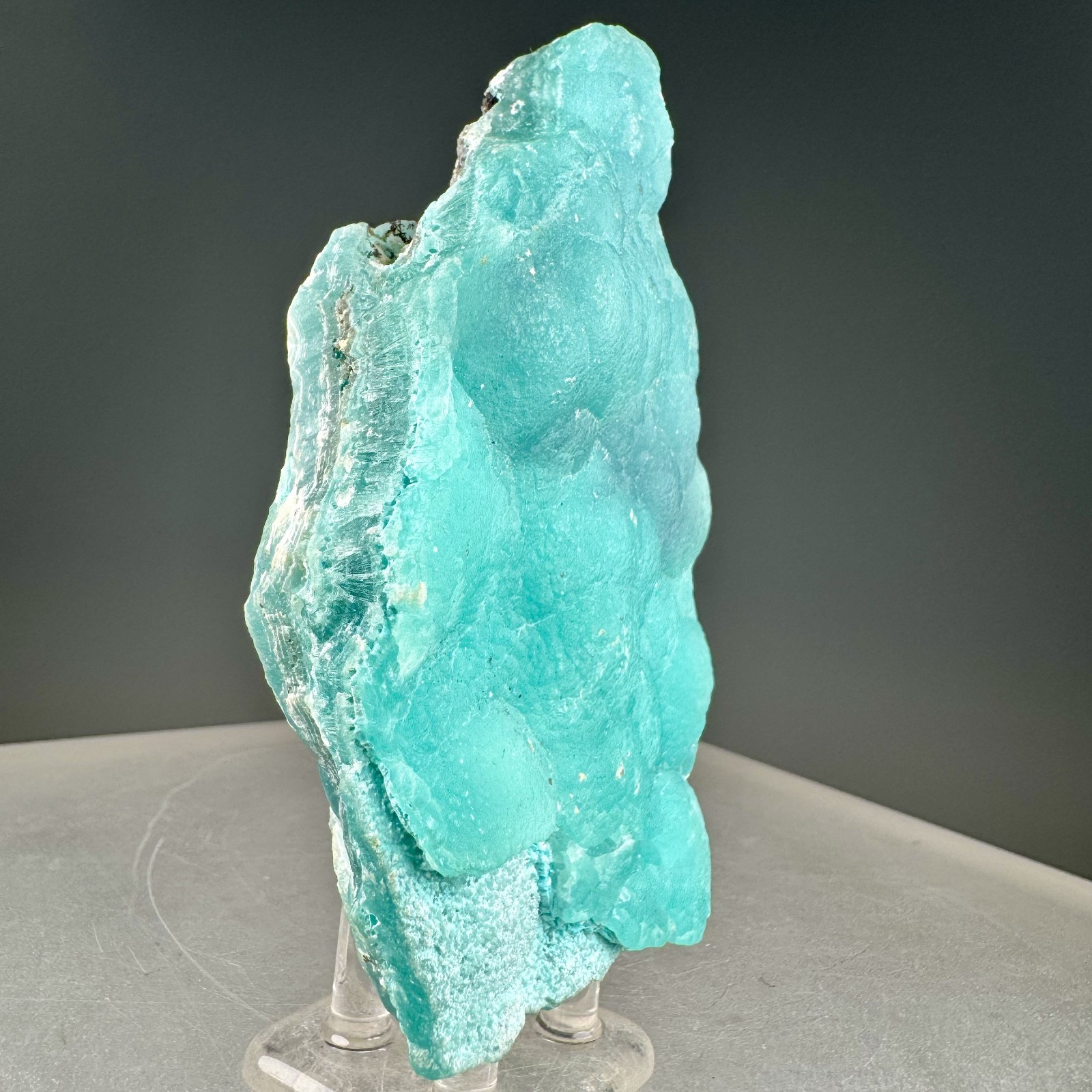 Vibrant Blue Smithsonite: Yanga Koubenza mines, Mfouati, Republic of Congo