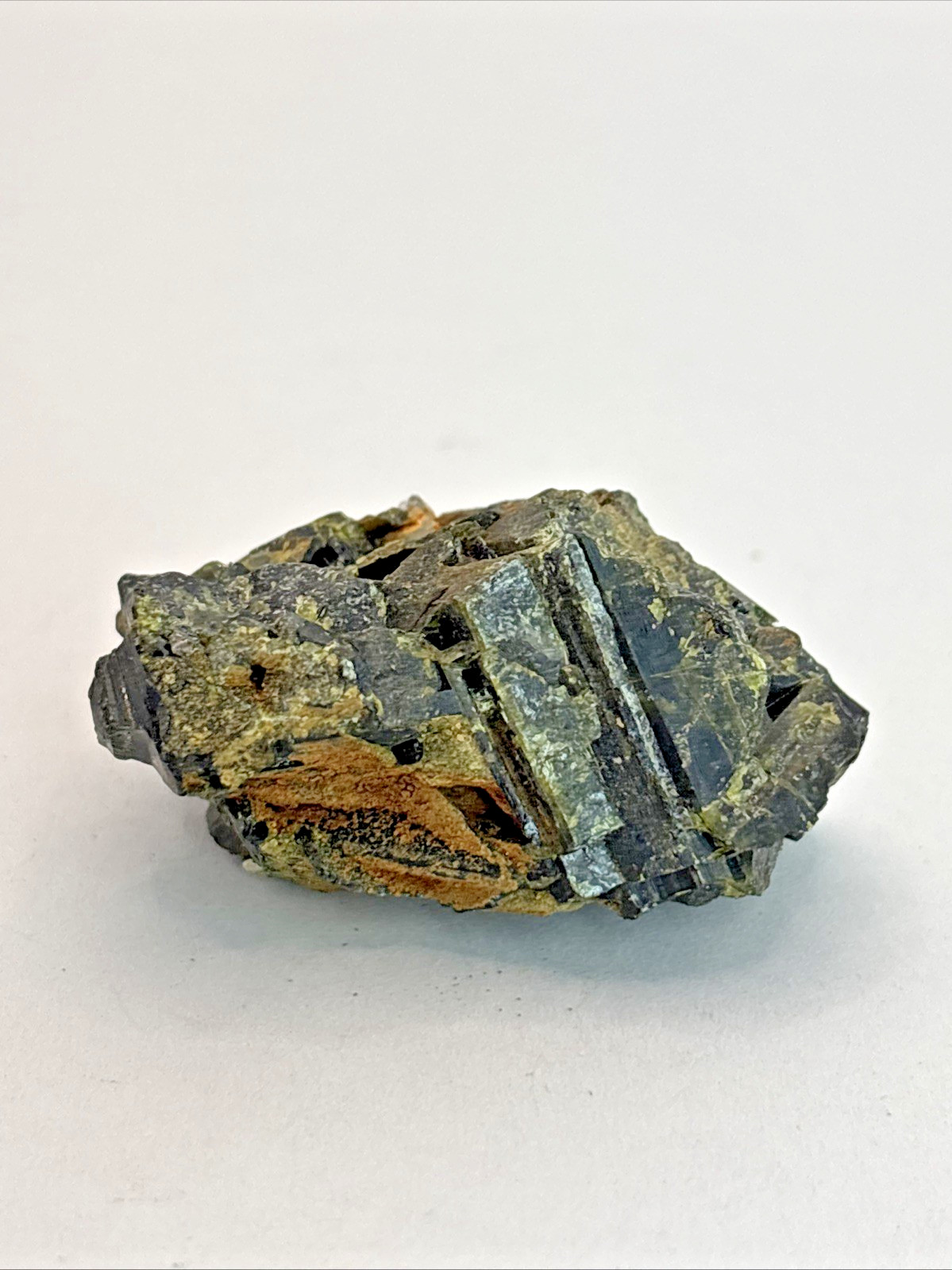 Beautiful Green Epidote Crystal Specimen 58 Grams