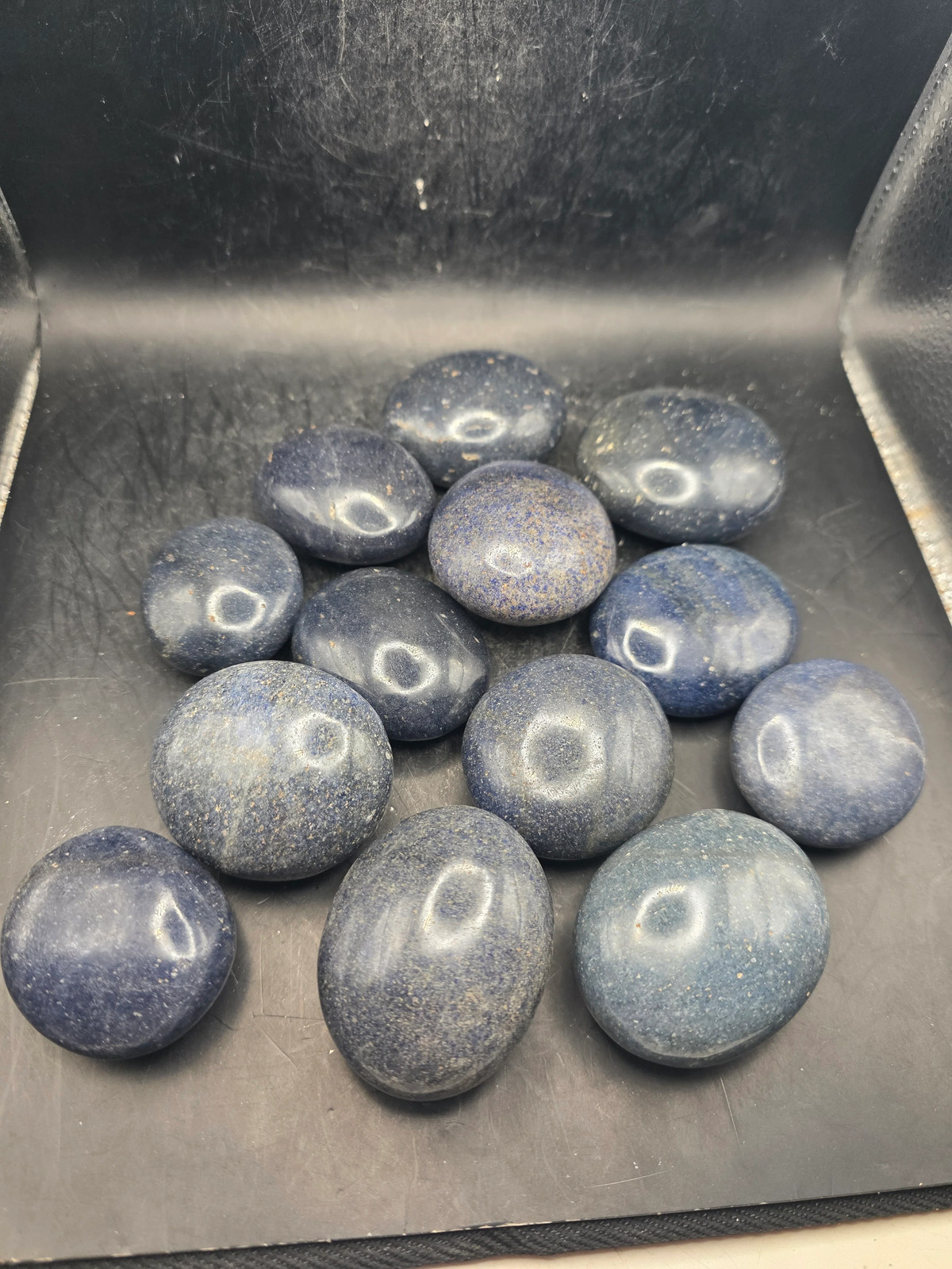 Lazulite palm stone! 1.6 too 2 inches