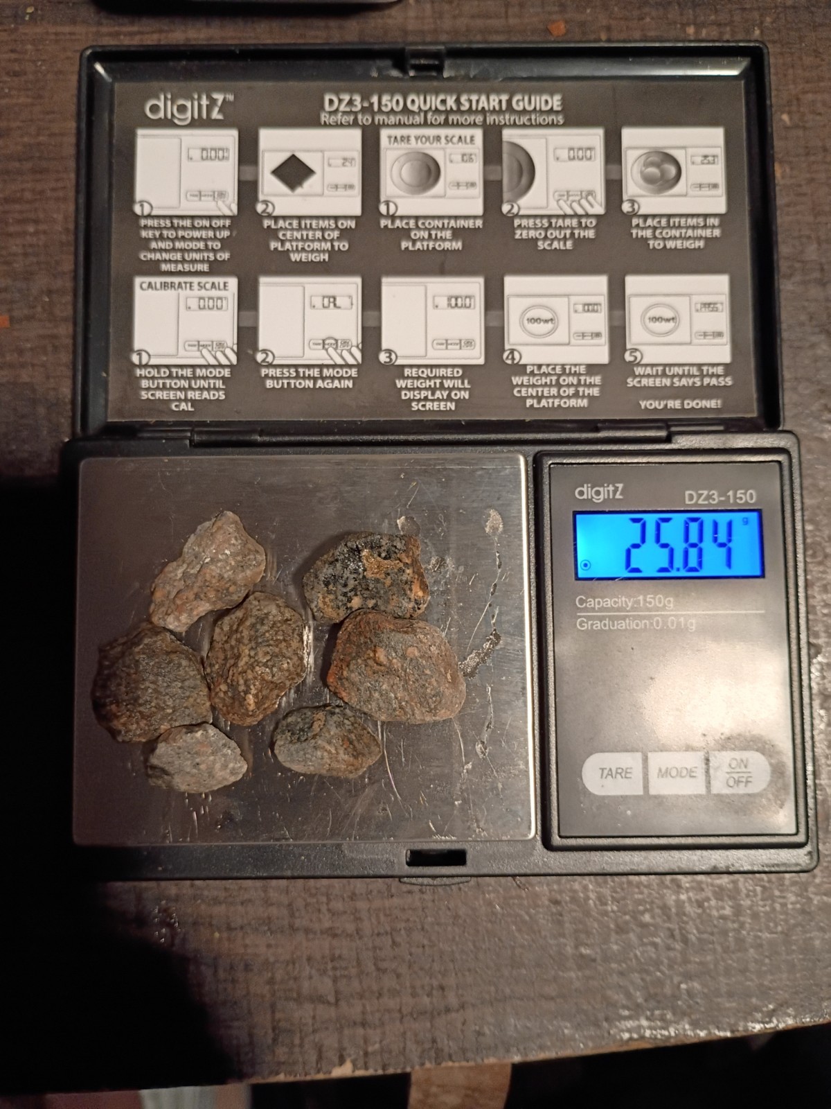 Highly Magnetic Magnetite Rock Specimens – Beaufort, SC – 7pc Natural Set