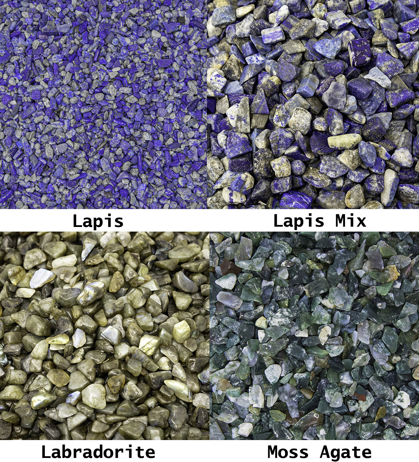 1/2 LB – 1 LB Tumbled Crystal Chips Bulk Gemstone Undrilled Beads Natural Stones
