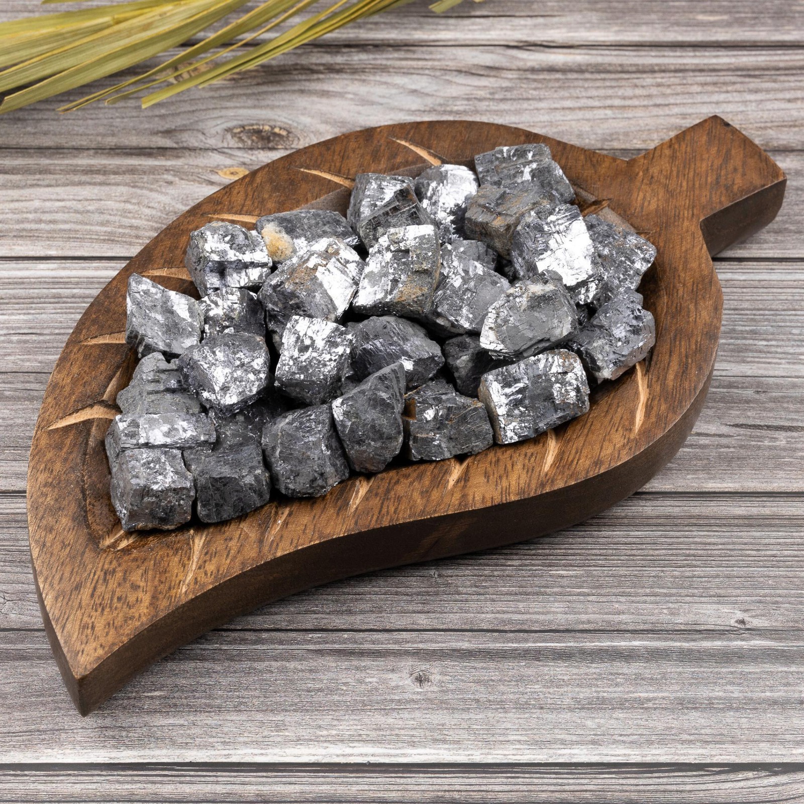 Galena Raw Stone Crystal Specimen Natural Metallic Mineral Collector Gift