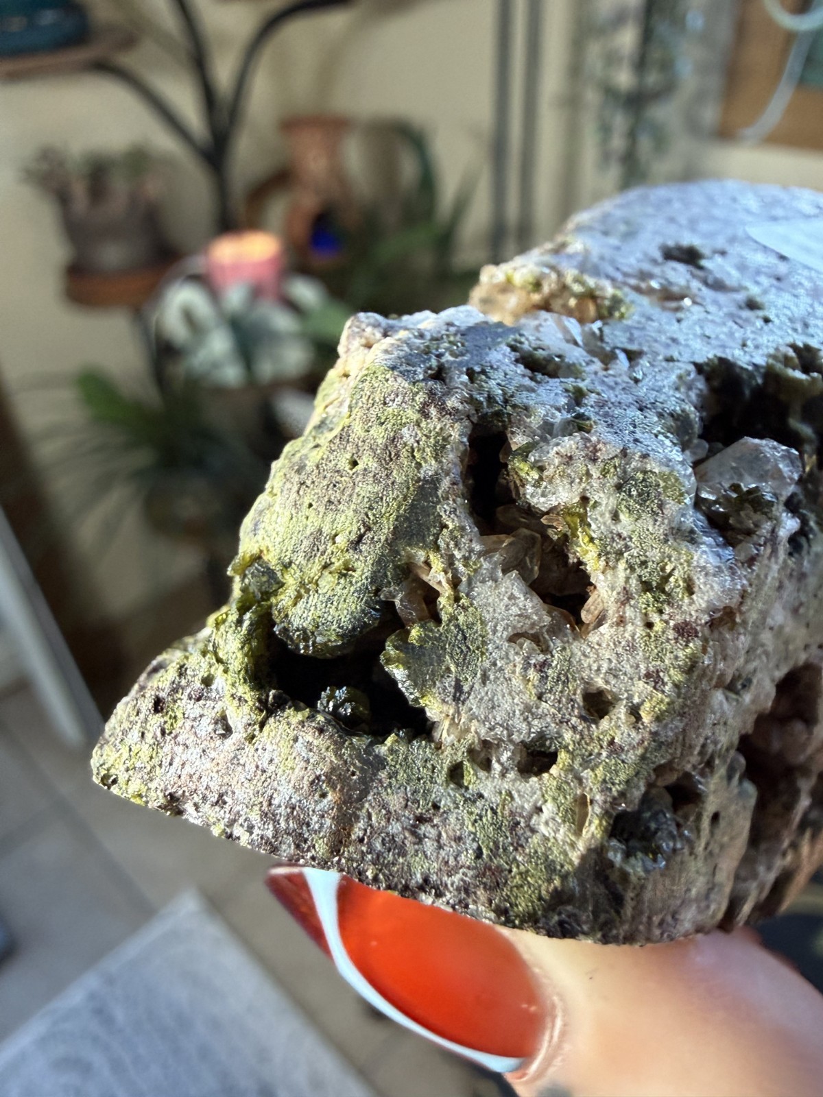 Turkish Epidote & Quartz Specimen with Cavities – 6.81 oz