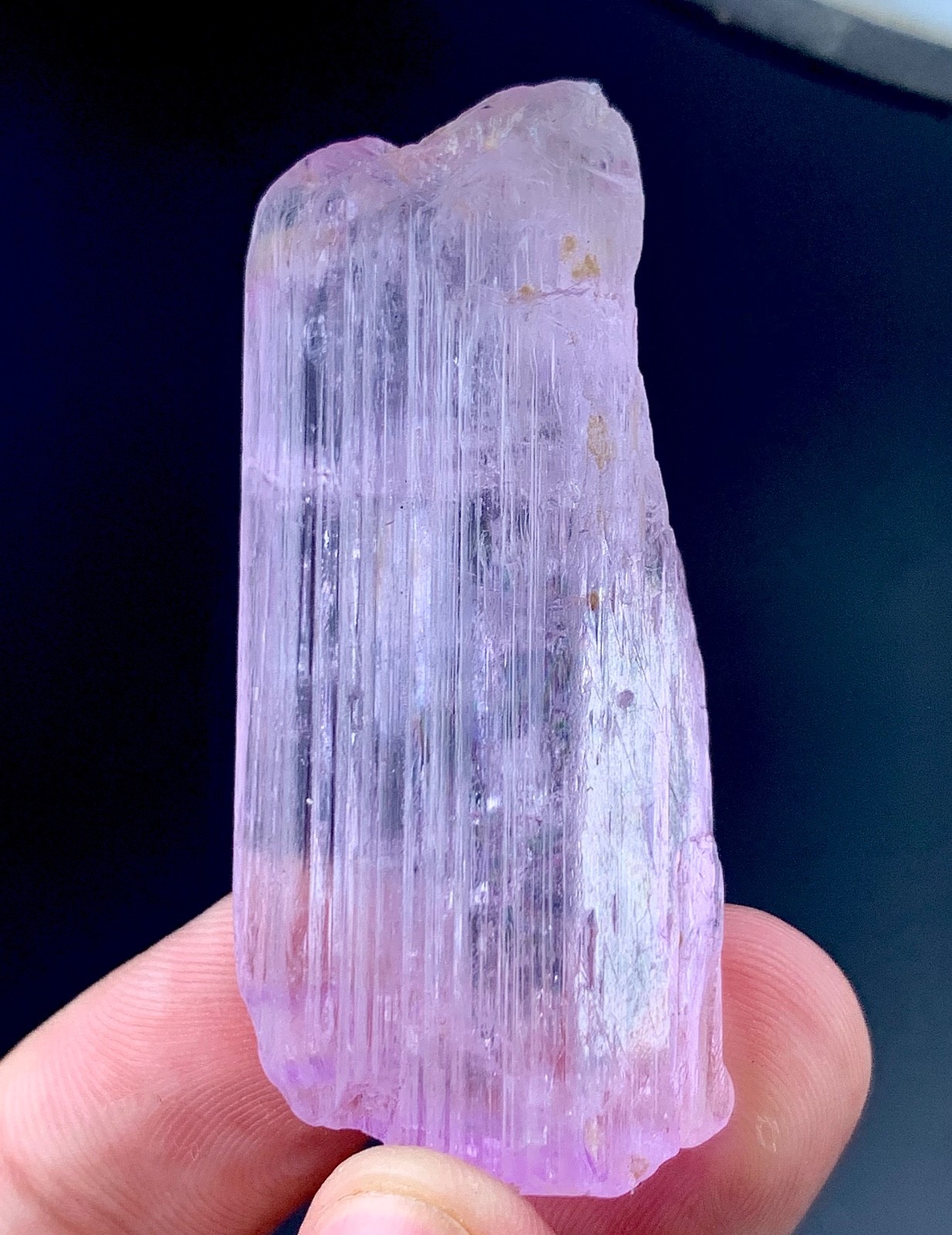 179 Carat Natural Kunzite Crystal Specimen From Afghanistan