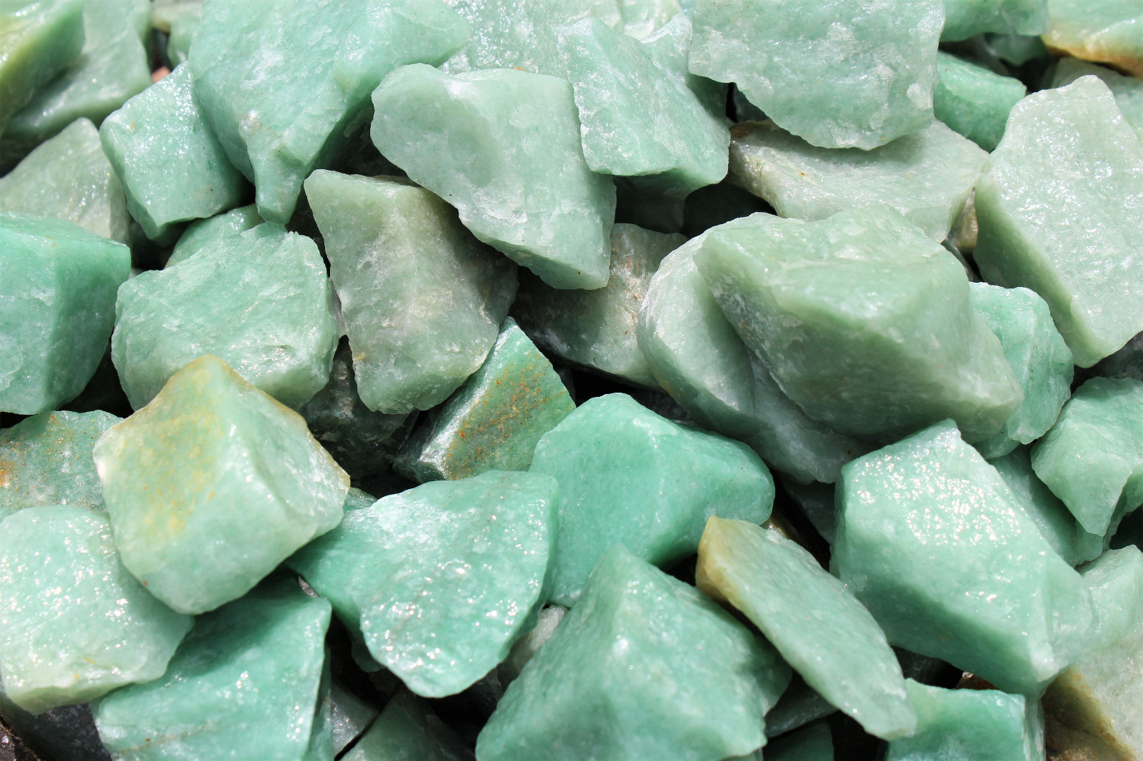 5 lb Bulk Lot Natural Rough Green Aventurine Gemstone Specimen Raw Healing 80 oz