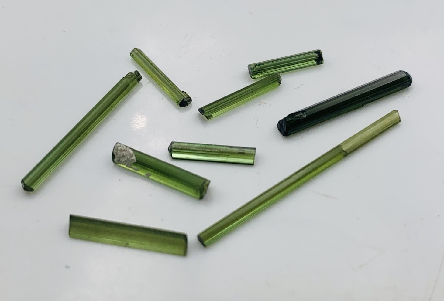 24.85Ct Beautiful Natural Green Color Peridot With Megnatite Crystal Specimen