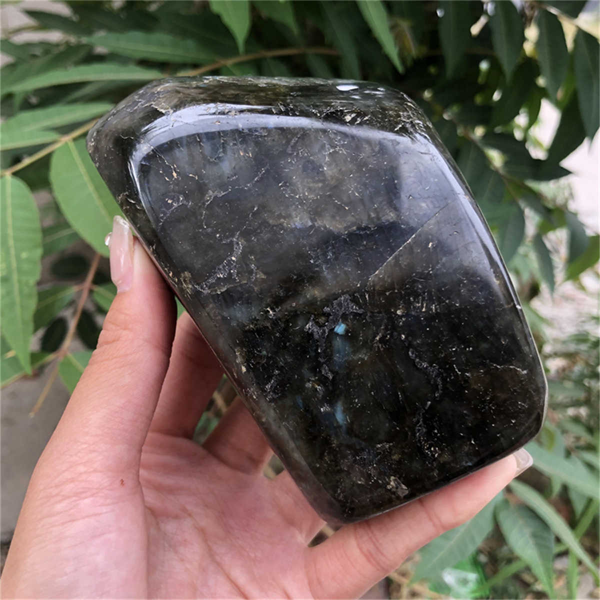 840g Natural Labradorite Mineral Quartz Crystal Mineral Reiki healing