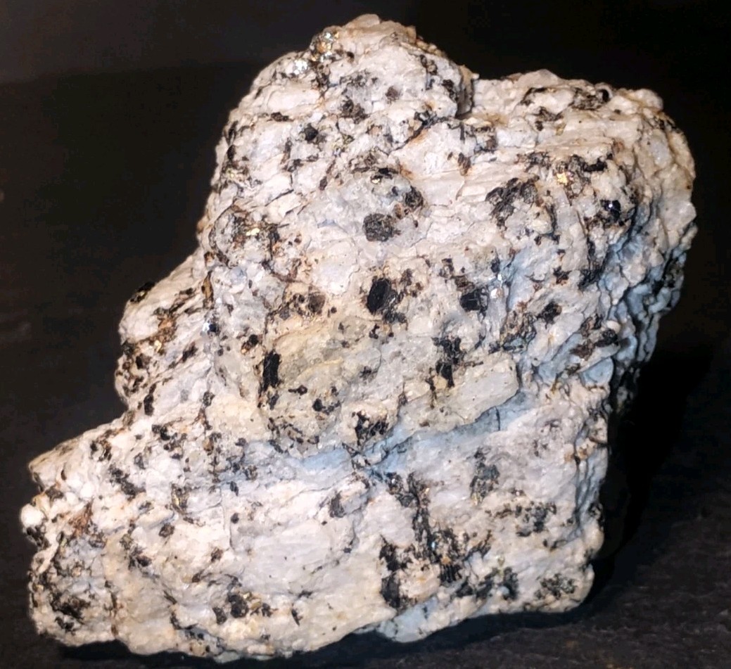 Polymetallic Ore Matrix Quartz, Pyrite & Silver/Black Sulfides – Blue Mountain?